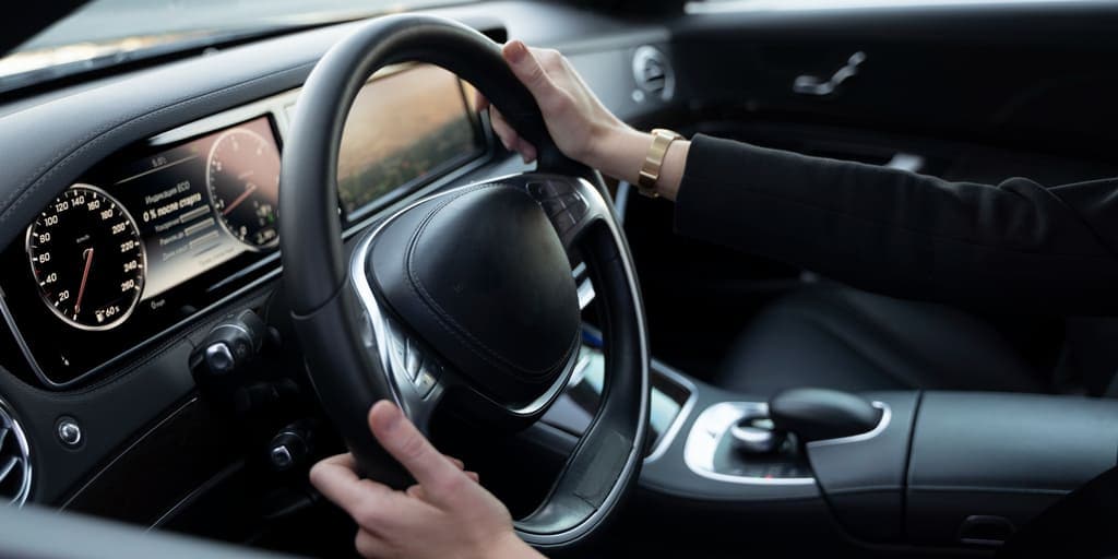 Interior de un auto